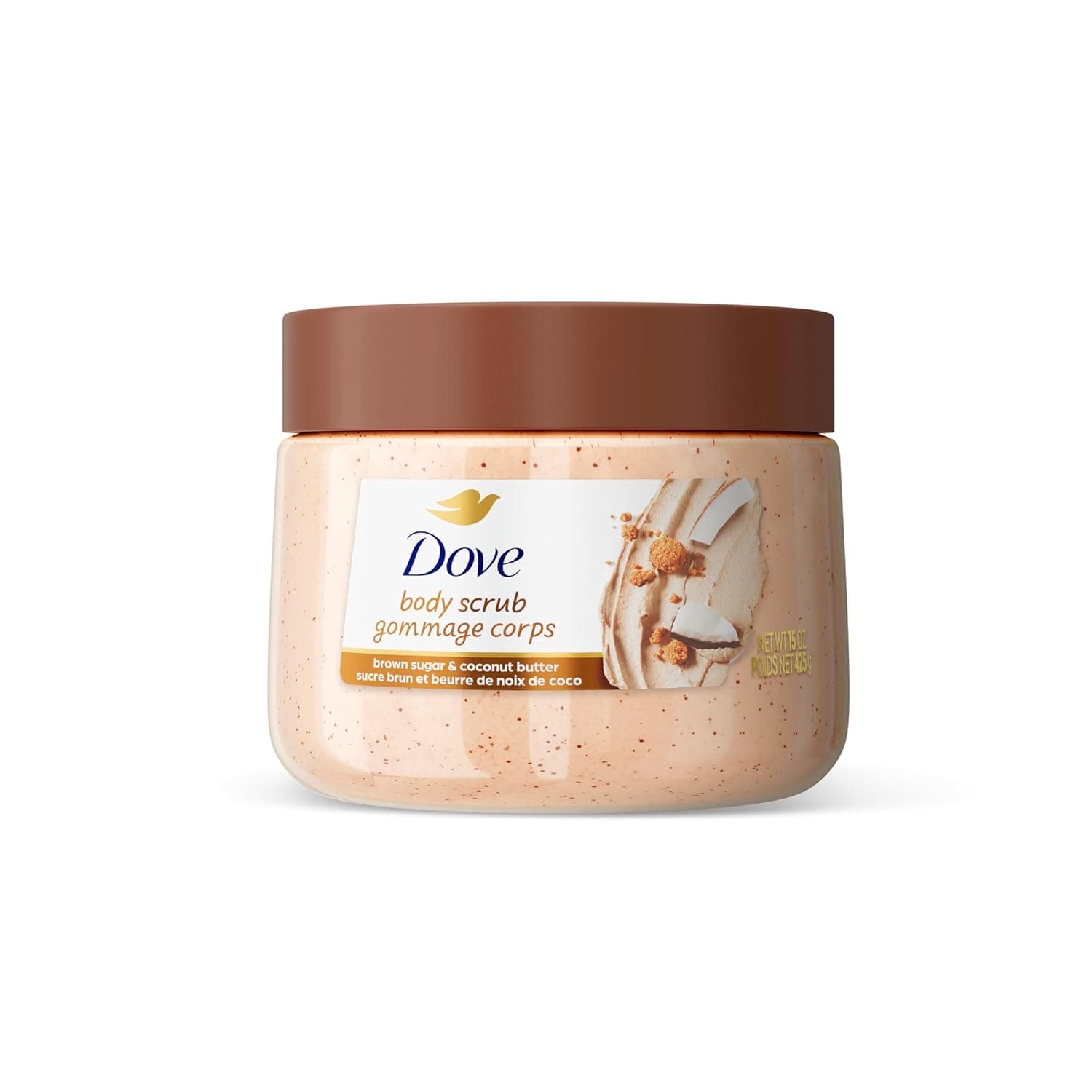 Exfoliante Corporal de Azúcar Morena y Mantequilla de Coco Dove